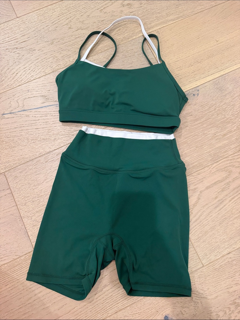 Kids Performance Two-Piece Active Set — Dark Green